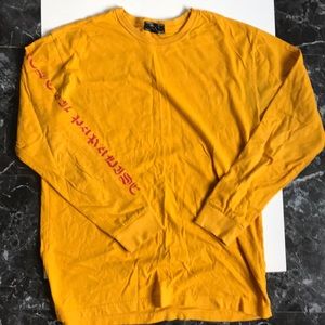 yellow long sleeve